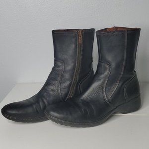 Timberland waterproof 100% leather black boots